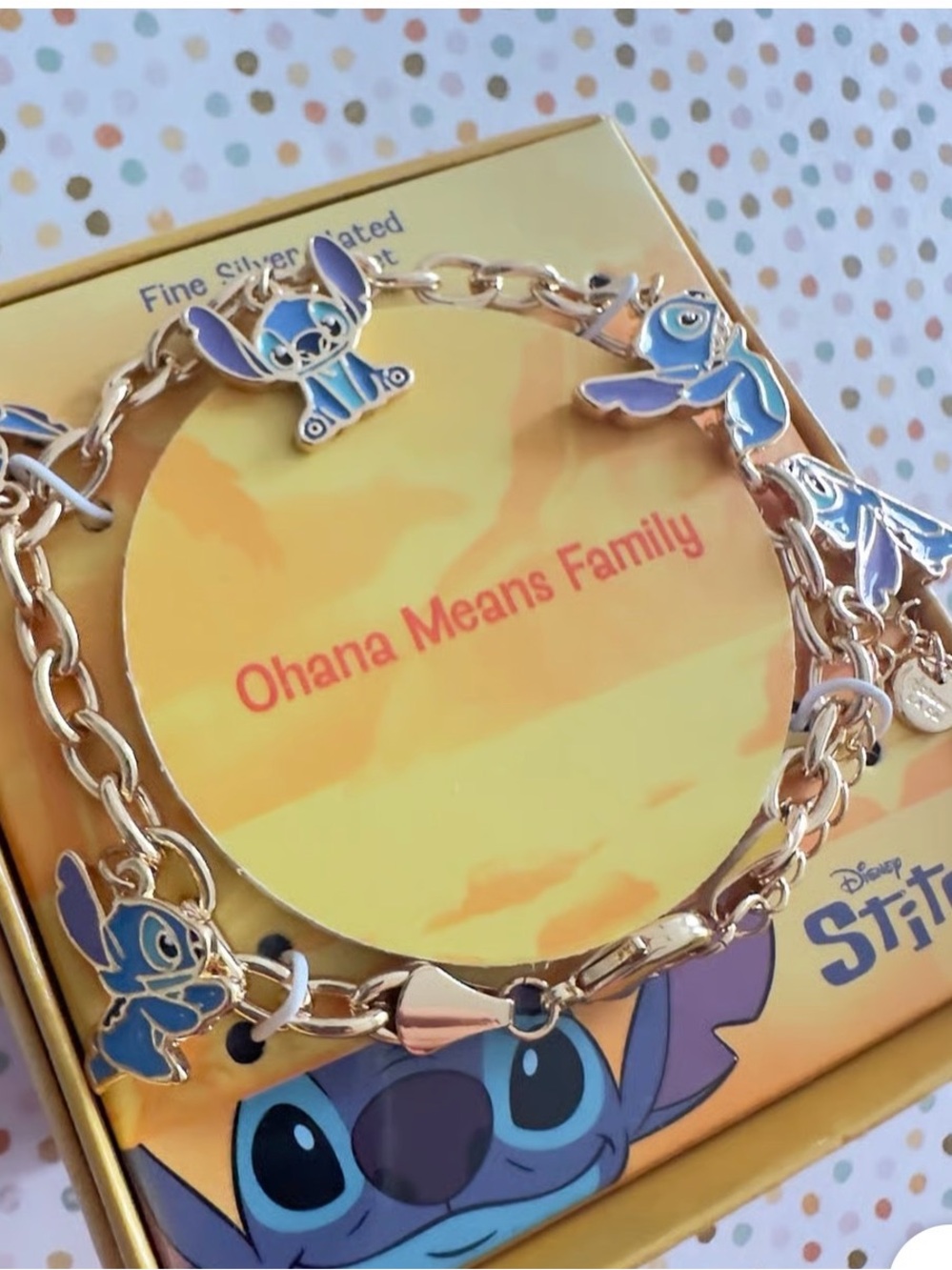 Disney Stitch Charms bracelet
